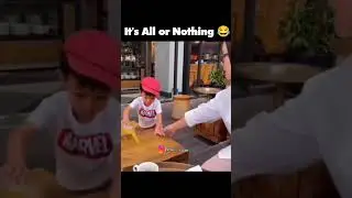 It's all or nothing bro 😂😂 || #repatikosam #funny #kids #comedy #viral #trending ||