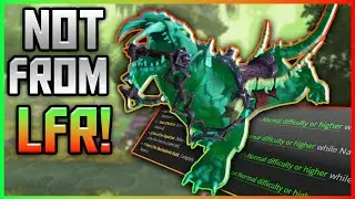 Slime Cat Mount ONLY from Normal Raid Difficulty and not LFR: Good or Bad?