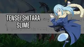 (Tensei Shitara Slime Season 3 OP) PEACEKEEPER - Fingerstyle Tab | Guitar Tutorial