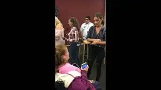 Maddie and Tae Signing Katy Bowersox' CD - 10-17-19