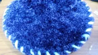 How to make winter dress with far wool - knitting dress - fluffy yarn