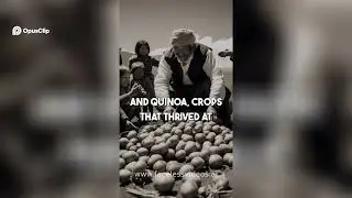 This young farmer saved an empire. #Inca #History #Agriculture #Farmer #Andes