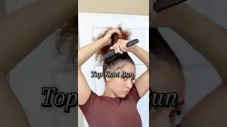 Top Knot Bun Tutorial #hairstyles #tutorials #curlyhairstyles