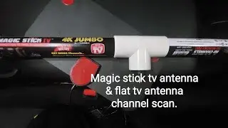 Magic stick tv antenna channel scan