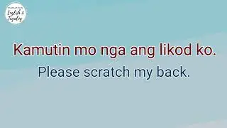 DAILY TAGALOG SENTENCES AT HOME | p.3 