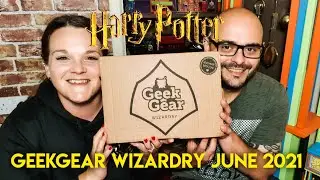 Geekgear wizardry June 2021 | Harry Potter subscription box
