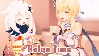 Paimon & Lumine  &bull;  Relax time