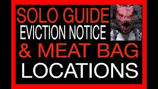 FO76 EVICTION NOTICE SOLO GUIDE & MEAT BAG LOCATION Fallout 76 Event Eviction Notice tour FO76