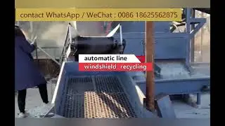 Verbundglas-Recycling-Produktionslinie / Verbundglas-Recyclingsysteme