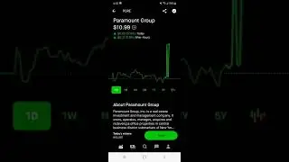 Paramount Group Robinhood Stock Market Investing