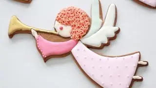 How to Decorate Angel Cookies with Royal Icing