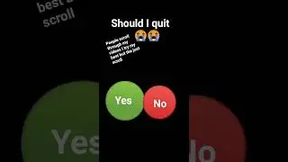 should I quit?