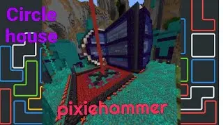 Minecraft:How to build circle house||Warp house