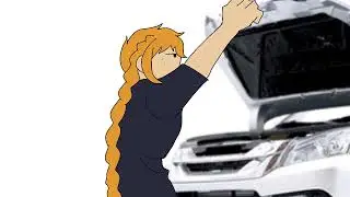 When Ashlyn's car breaks down||School Bus Graveyard Animatic||