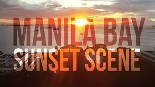 Manila Bay Sunset Scene