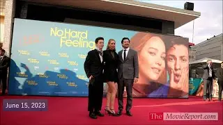 NO HARD FEELINGS movie Berlin premiere Jennifer Lawrence, Andrew Barth Feldman - June 15, 2023 4K