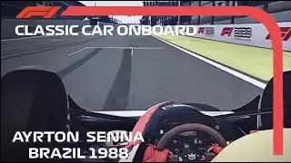 F1 1988 Ayrton Senna Onboard Lap At Interlagos - 1988 Brazilian Grand Prix