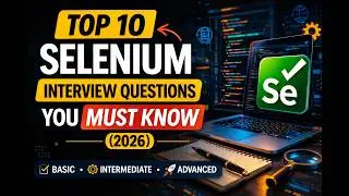 10 Most Asked Selenium Interview Questions EXPLAINED! | Test Automation 2026