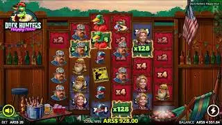 NICE WIN on DUCK HUNTERS! HAPPY HOUR! #duckhunters #happyhour #nolimit #city #casino #slot #hacksaw