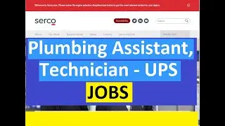 serco Jobs - Technician - UPS & Plumbing Assistant, Dubai