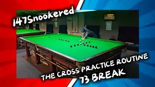 SNOOKER PRACTICE 🌟 THE CROSS DRILL 🌟 #Sport #billiards
