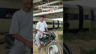 train horn  in  splendour bike #viralvideo #modification #shorts #splendor #viralshort #viralshorts