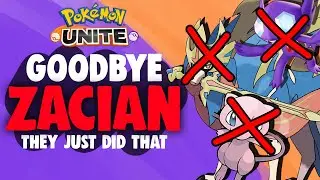 POKEMON UNITE JUST DID THAT! Zacian, Mew, Sableye NERFED! NEW PATCH NOTES!