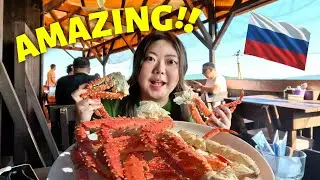 Chinese Girl Exploring RUSSIA They Never Show| Beach Fun, Night Market, King Crab & More🇷🇺