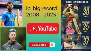 Ipl Greatest Record 2008 - 2025