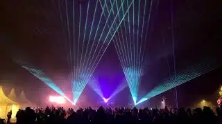 LASERSHOW statt RAKETEN! 🎆 Silvester Schwandorf 2024/2025 | Frozen & Best of Electronic #lasershow