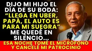 “LLEGA EN UBER, PAPÁ… EL AUTO ES PARA MI SUEGRA”. ESA NOCHE TOMÉ EL MICRÓFONO Y CANCELÉ EL SALÓN