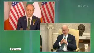 U.S President Joe Biden gives a shout out to Laurita