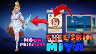 HOW TO GET FREE SKIN IN ML Miya Moon Priestess MLBB 5th ANNIVERSARY