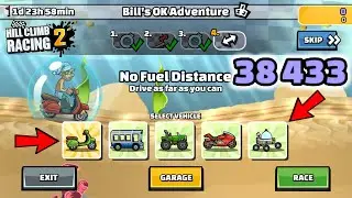 Hill Climb Racing 2 - 38433 points in BILL'S OK ADVENTURE Team Event
