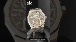 AESOP New Arrival Skeleton Mechanical Tourbillon Men Watch 7092#tourbillonwatch #aesoptourbillon