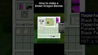 How To Make A Ender Dragon Banner