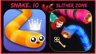 Snake. Io 🐍 Vs Worms. Io:Slither Zone Game Comparison!