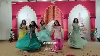 Ghoomar x Dholida Choreography By Shikha Kapadia I Dance With Shikha #geet #lagan #wedding #groom