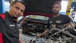 Замена двигателя в Lexus ES 350 2010 года выпуска.