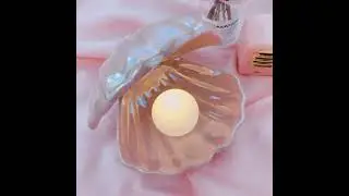 CERAMIC SHELL PEARL NIGHT LAMP
