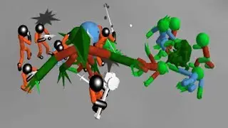 Stickman Prison Battle Simulator Zombies - Gameplay Walkthrough (Android Game) Part 2 - Gameplay3388