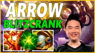 ⚡ARROW BLITZCRANK SUPPORT GAMEPLAY⚡SEASON 12 LEAGUE OF LEGENDS