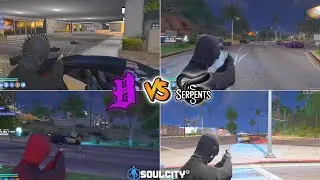 WAR - BALLAS VS SERPENTS | Soulcity 2.0 Highlights #s8ul #soulcity #gtarp 