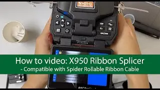 Shinho Ribbon Fusion Splicer X950 with X18 Thermal Stripper - Demonstration