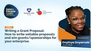 Writing a Grant Proposal - Onyinye Onyemobi | CES 2024