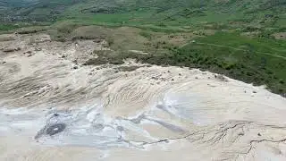 Europe's gorgeous valley of mud volcanoes #2024 #amazing #wildlife #4k #drone #video #viral #nature