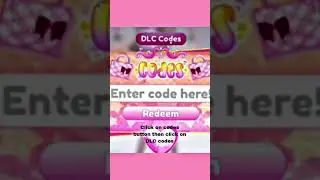 How to redeem DLC codes on desktop and phone #dti #roblox #shorts
