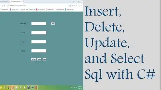 Insert,Delete,Update and Search data from database in C#.Net | Select SQL with C# | Asp.Net