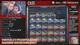 PhantomL0rd plays one of the biggest CsGo jackpots - 20 000$ #doeshewin?