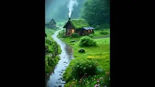 Secret Realm of Wooden Cabins in the Rain: Immersive Listening to Nature&rsquo;s Rhythm, Relieve Stress